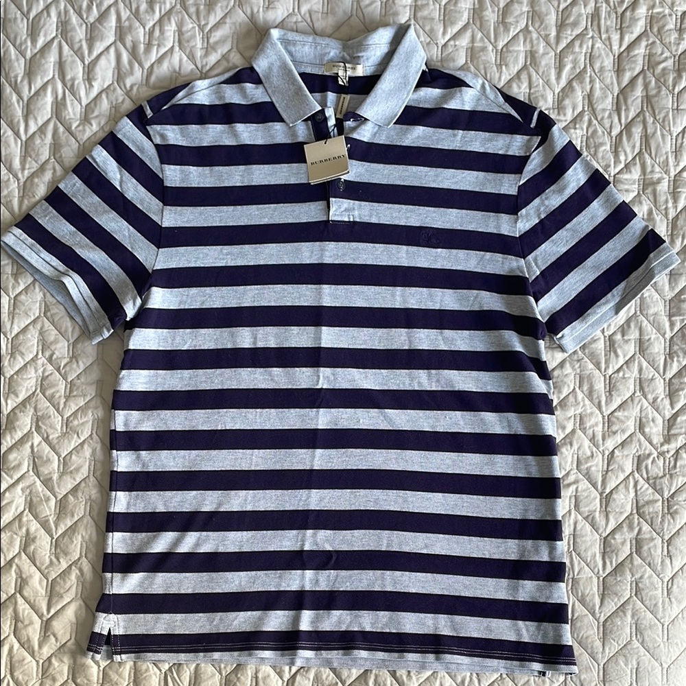 Burberry Striped Polo Shirt